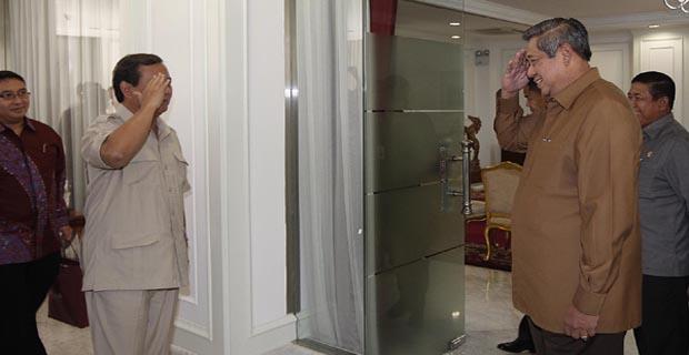 Prabowo Subianto Hadiri Open House Presiden SBY di Istana Negara